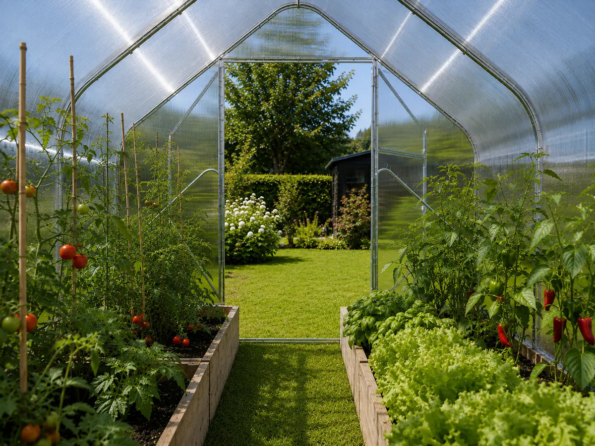 Serre de Jardin Polycarbonate l Gable Serre & Nature